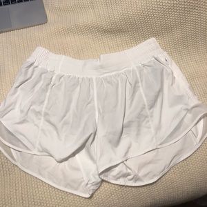 Lululemon white shorts
